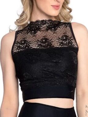 BNWT So Danca Lace Crop Top
